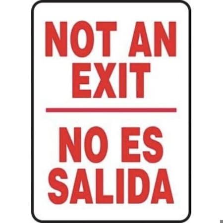 Accuform BILINGUAL SPANISH Safety Sign SBMEXT911VS SBMEXT911VS